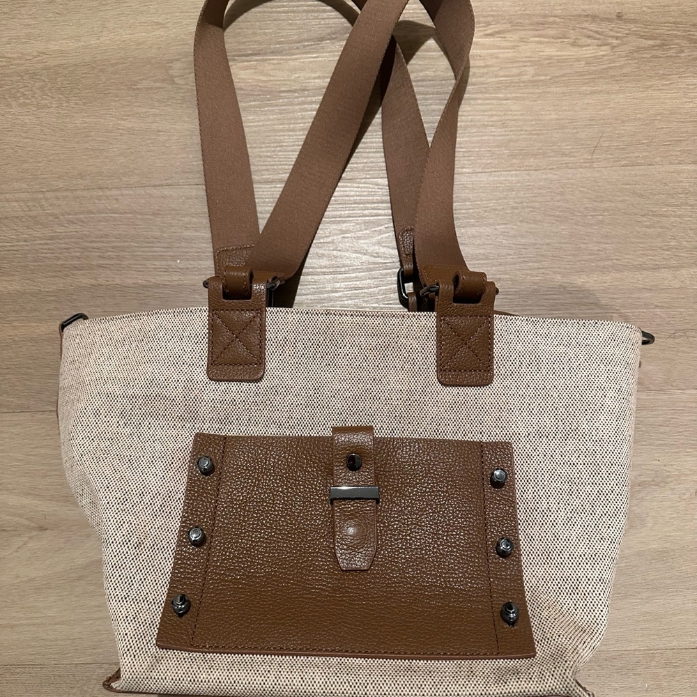 Gorgeous Botkier canvas and leather tote!